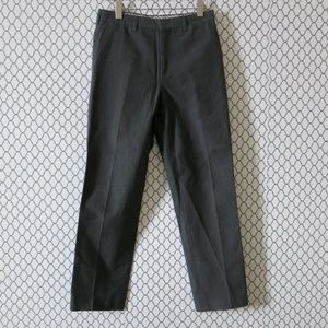 Etro Milano Gray Wool Blend Career Wear Pants 44